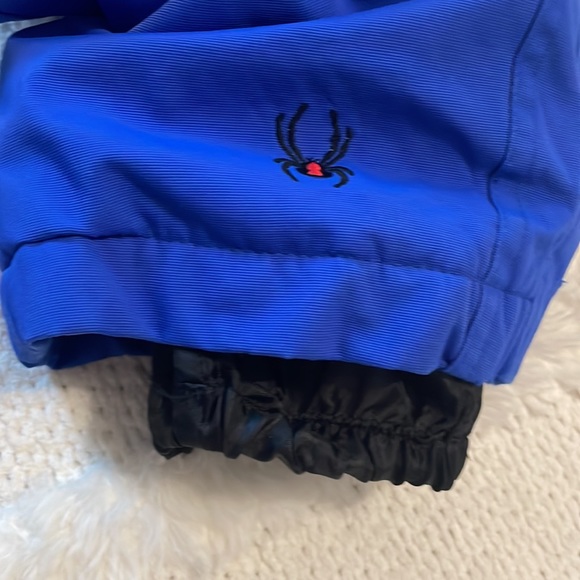 Spyder snow pants snowboard ski blue removable suspenders insulated boy size XXL - Picture 8 of 16
